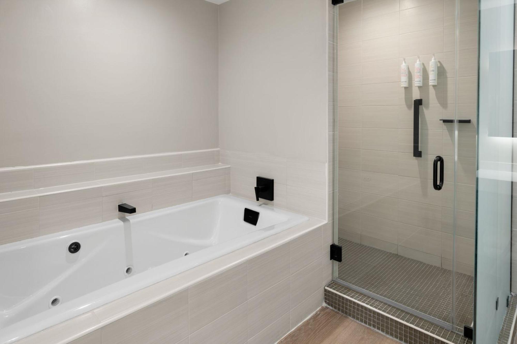 Suite Estudio con cama extragrande, sofá cama y vistas a la piscina - Edificio Cabana